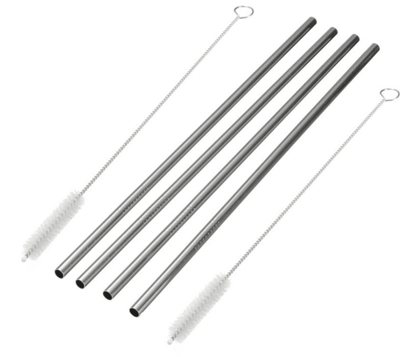 Stainless Steel Straws (4 Pack) - Good Filling